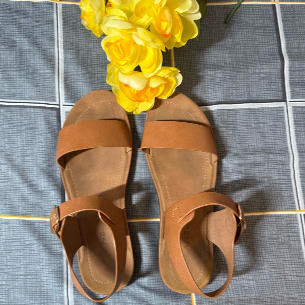 👠Solanz Tan Sandals for Women Size 8 1/2